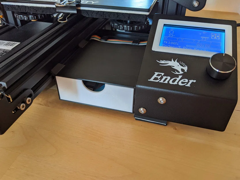 Ngăn kéo đựng dụng cụ nhỏ gọn cho Ender 3 Pro (tích hợp quản lý cáp) - Image 1