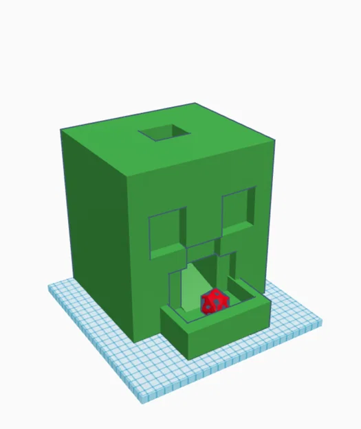 Tháp đổ xúc xắc Minecraft Creeper cực chất cho game thủ - Image 2