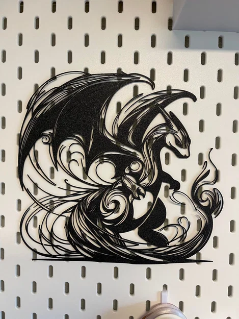 Mô hình nghệ thuật đường nét Flowing Line Art Charizard - Image 3