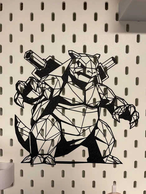 Blastoise Hard Line Art - Mẫu nghệ thuật đường nét cứng - Image 3