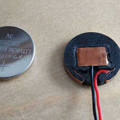 Mô hình pin giả CR2032 cho dự án điện tử (DIY)