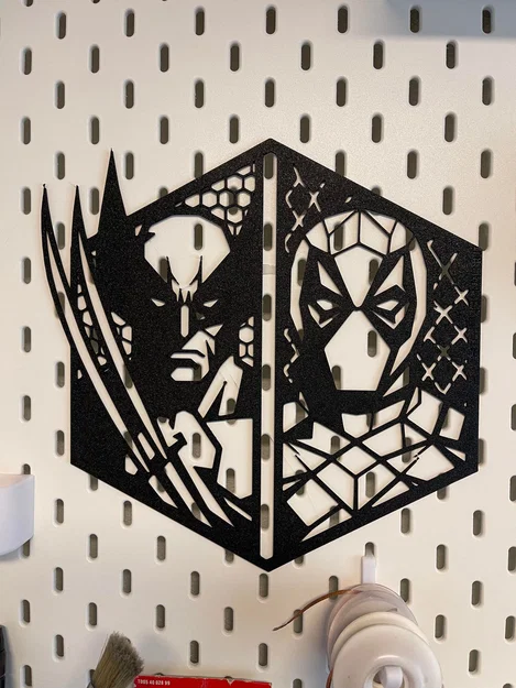 Mô hình nghệ thuật Deadpool và Wolverine - Image 2