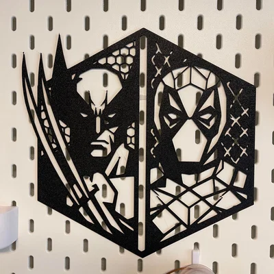 Mô hình nghệ thuật Deadpool và Wolverine