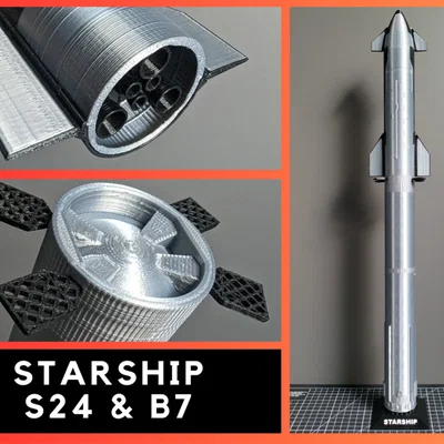 Mô hình tàu vũ trụ Starship tỉ lệ 1:200 chi tiết và đẹp mắt