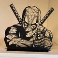 Mô hình Deadpool Low Poly - Thumbnail 3