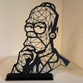 Mô hình Homer Simpson phong cách Low Poly - Thumbnail 2
