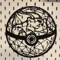 Charmander đang ngủ trong quả cầu Pokeball - Tranh 2D - Thumbnail 3