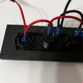 Mặt nạ tùy chỉnh cho ổ cắm tẩu thuốc 12V, 2 cổng USB, Vôn kế và bảng công tắc - Thumbnail 4