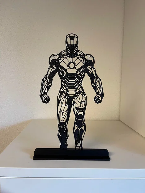 Mô hình Ironman 2D treo tường - Image 2