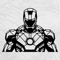 Mô hình tượng bán thân Iron Man - Thumbnail 1