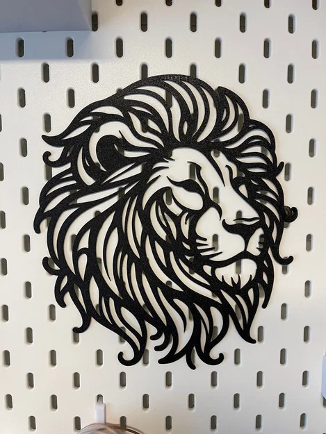 Mô hình đầu Sư tử (Lion head) - Image 2