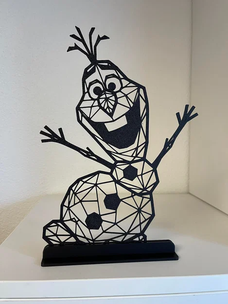 Mô hình Olaf phong cách Low Poly - Image 2