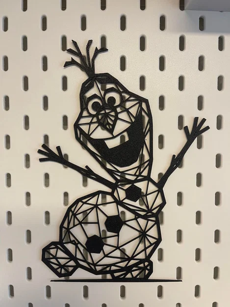 Mô hình Olaf phong cách Low Poly - Image 3