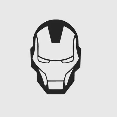 Mô hình trang trí tường đầu Ironman (Wall Art) 2D in 3D cực dễ