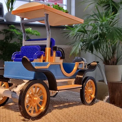 Mô hình xe điện cổ điển The Pope C/60 V (1907) - File in 3D