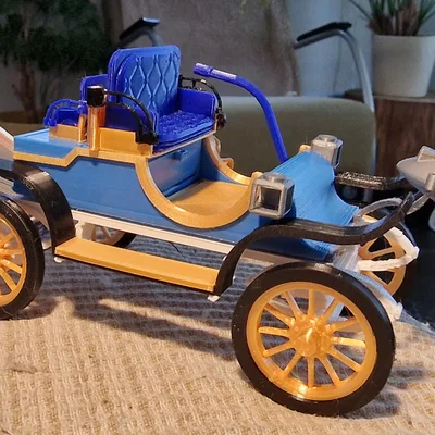 Mô hình xe điện cổ điển The Pope C/60 V (1907) - File in 3D