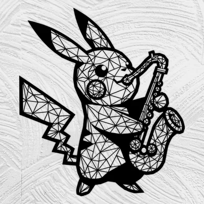 Mô hình Pikachu thổi kèn Saxophone