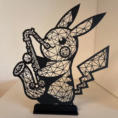 Mô hình Pikachu thổi kèn Saxophone