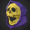 Mô hình đầu lâu Low Poly Skull in 3D độc đáo và cá tính - Thumbnail 2