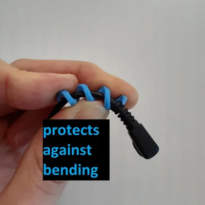 Bộ phụ kiện bảo vệ dây cáp (Cable Protector) in 3D chống gãy gập