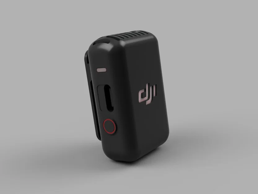 Mô hình tham chiếu 3D DJI Mic 2 Transmitter chất lượng cao - Image 4