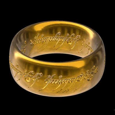 Mô hình 3D nhẫn quyền năng Ring - One - Tinh xảo và đẳng cấp