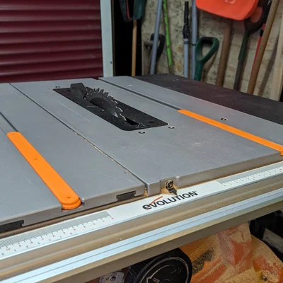 Phụ kiện trượt T-track cho máy cưa bàn Evolution Rage 5-S