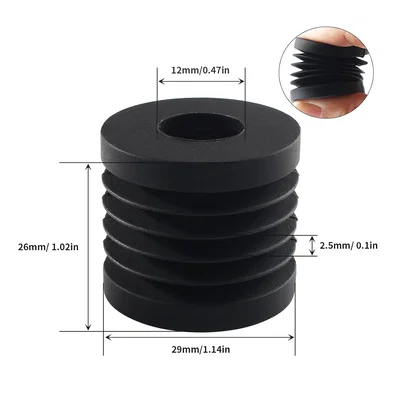 Bộ chuyển đổi chân đế chống rung Rubber Bambo Lab cho máy in 3D
