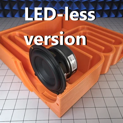 Thùng loa siêu trầm HexiBox Bandpass 7th Order (Không đèn LED)