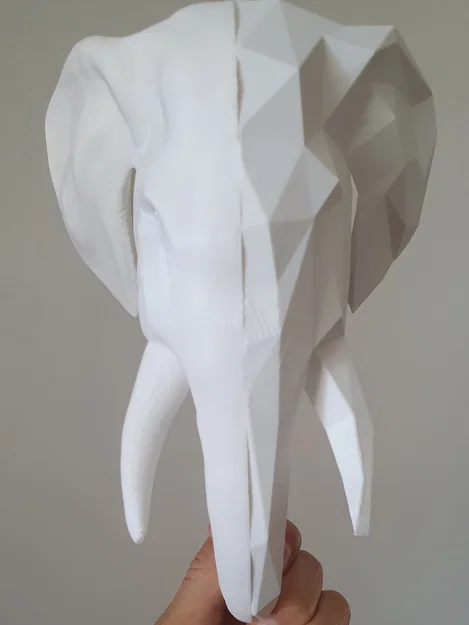 HALF&HALF - Tượng đầu voi phong cách Geometric - Image 2