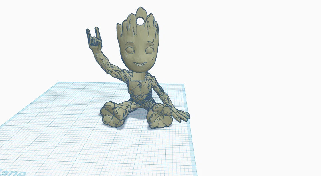 Mô hình tháp đổ xúc xắc Baby Groot ấn tượng cho Board Game - Image 1
