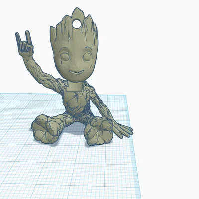 Mô hình tháp đổ xúc xắc Baby Groot ấn tượng cho Board Game