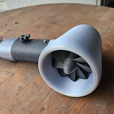 Máy thổi khí dùng pin Bosch 12V cho BBQ tự chế bằng in 3D