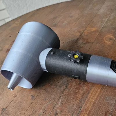 Máy thổi khí dùng pin Bosch 12V cho BBQ tự chế bằng in 3D