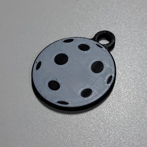 Móc khóa bóng sàn Floorball thiết kế 3D độc đáo - Image 2