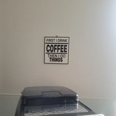 Coffee - Statement (Bảng trang trí tường)