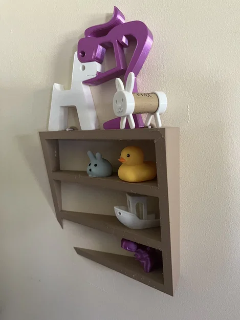 Kệ treo tường Glitched Wall Shelf - Hiệu ứng xuyên tường độc đáo - Image 3