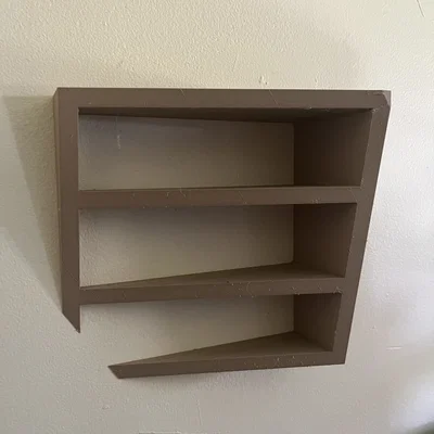 Kệ treo tường Glitched Wall Shelf - Hiệu ứng xuyên tường độc đáo