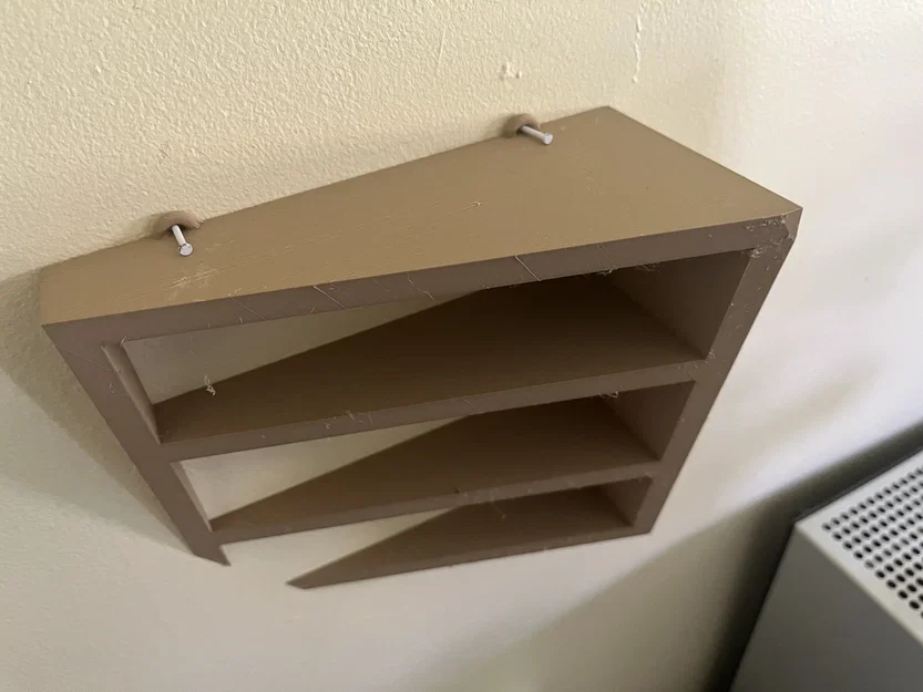 Kệ treo tường Glitched Wall Shelf - Hiệu ứng xuyên tường độc đáo - Image 5