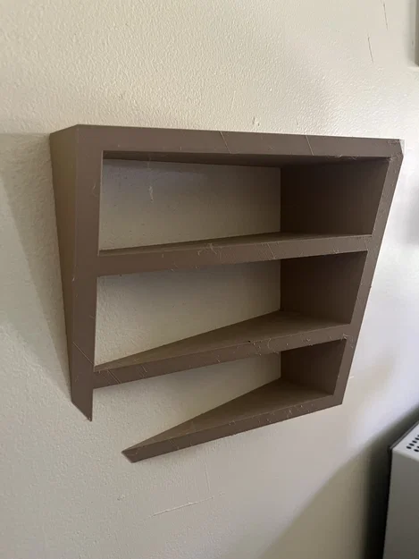 Kệ treo tường Glitched Wall Shelf - Hiệu ứng xuyên tường độc đáo - Image 7