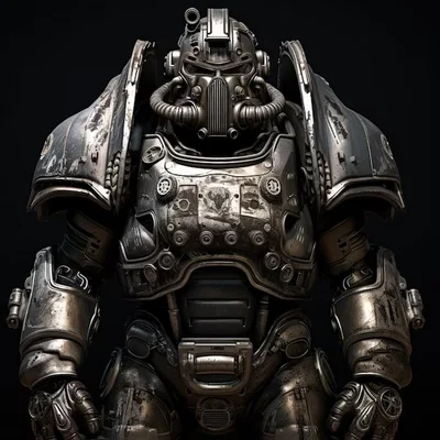 Hueforge Fallout Power Armor - Bản in 4 màu