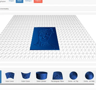 Mô hình tranh in 3D Lithophane chân dung rapper XXXTENTACION