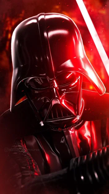 Mô hình in 3D HueForge chân dung Darth Vader (Star Wars) cực chất - Image 1