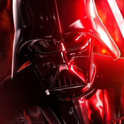 Mô hình in 3D HueForge chân dung Darth Vader (Star Wars) cực chất