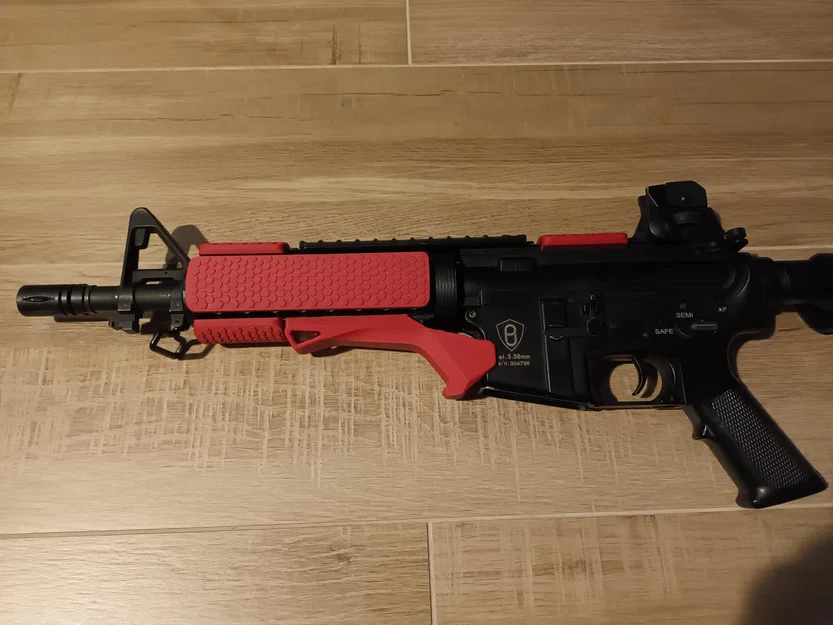 Ốp bảo vệ Picatinny rail 156mm cho Airsoft AR15 M4 (3 mẫu) - Image 1
