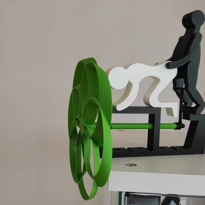 Mô hình trang trí cơ học chuyển động sáng tạo - In 3D