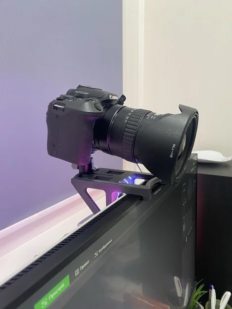 Giá treo máy ảnh chuyên nghiệp trên màn hình máy tính (Webcam Mount) - Image 1