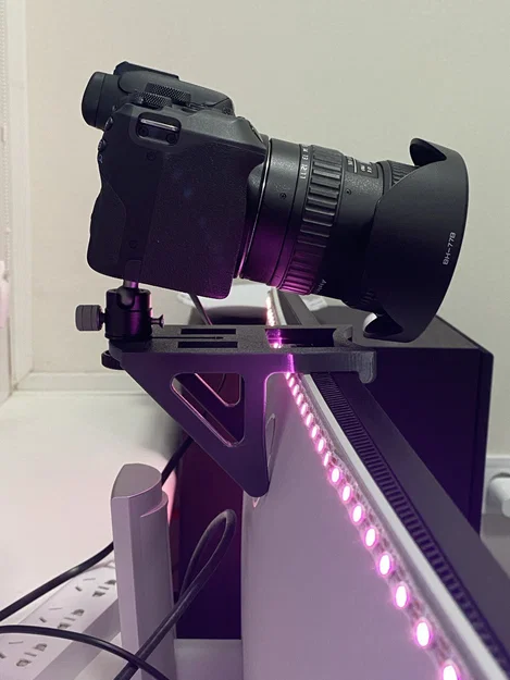 Giá treo máy ảnh chuyên nghiệp trên màn hình máy tính (Webcam Mount) - Image 2