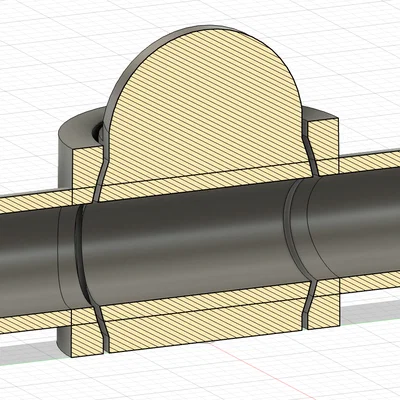 Đầu nối van cho ống 9/7 mm (in liền khối)