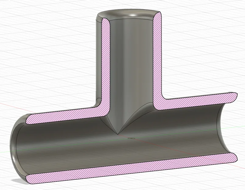 Khớp nối chữ T cho ống dẫn (Parametric) - Image 2